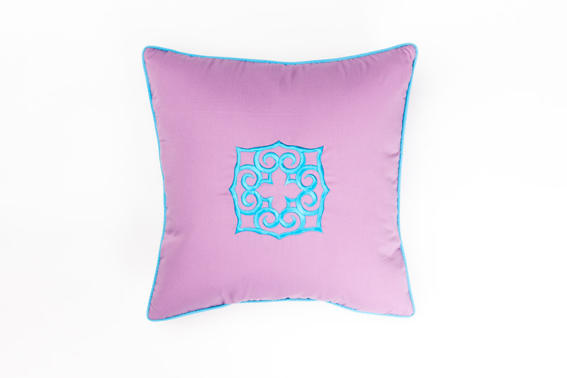 Hokkaido Club pink tribal Style cushion 45cmx45cm